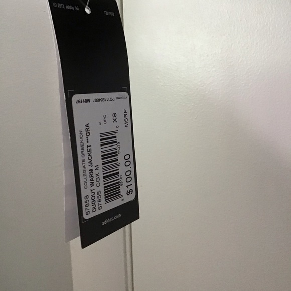 Adidas Baseball Dugout Warm Up Full Zip Jacket XS - Picture 7 of 8